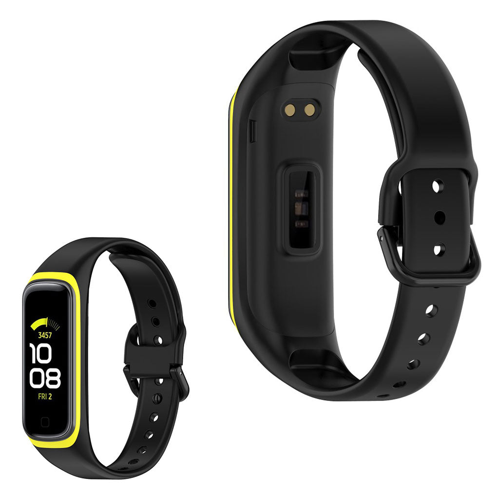 Samsung Galaxy Fit 2 bi silicone watch band Yellow