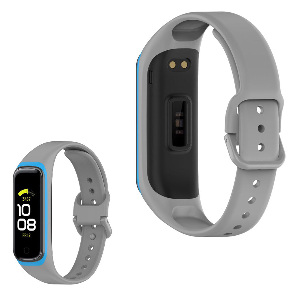 Samsung Galaxy Fit 2 bi silicone watch band Grey