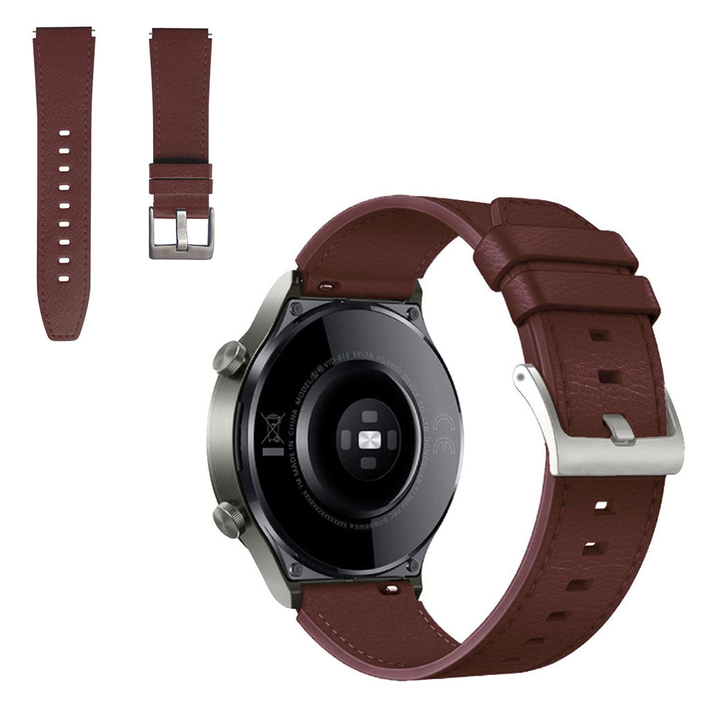 Huawei Watch GT 2 Pro GT 2 46mm leather watch band Coffee