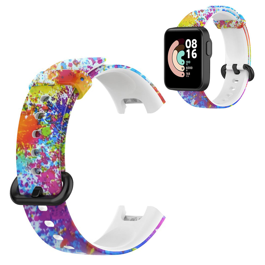 Xiaomi Mi Watch Lite Redmi Watch pattern silicone watch band Colorful Print