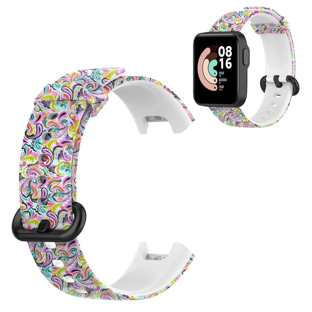 Xiaomi Mi Watch Lite Redmi Watch pattern silicone watch band Mask