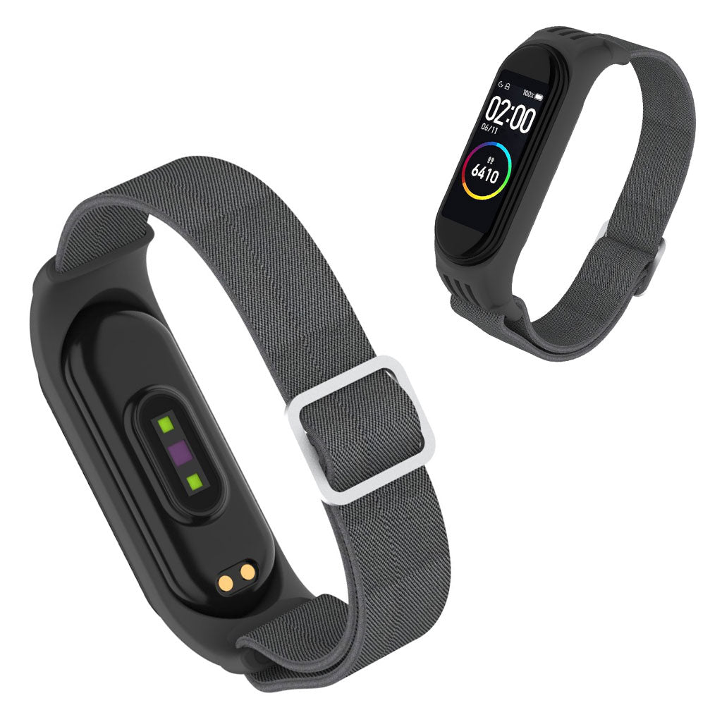 Xiaomi Mi Smart Band 6 5 nylon watch band Dark Grey