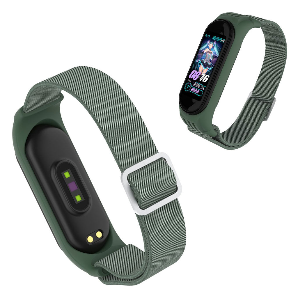 Xiaomi Mi Smart Band 6 5 nylon watch band Dark Green