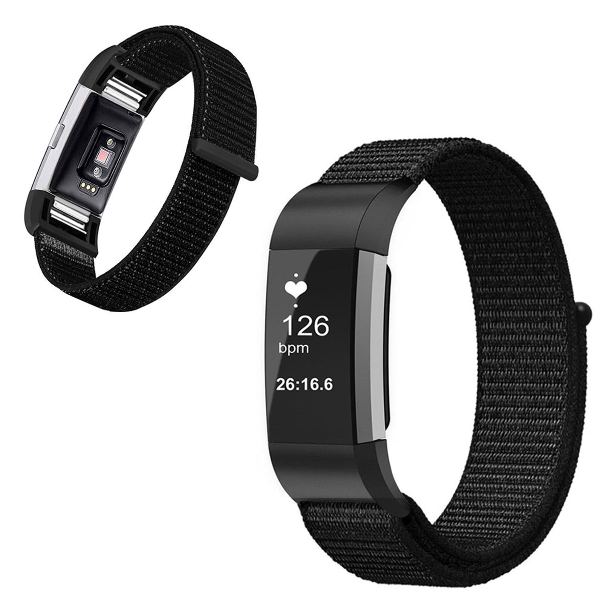 Fitbit Charge 2 nylon watch band Black