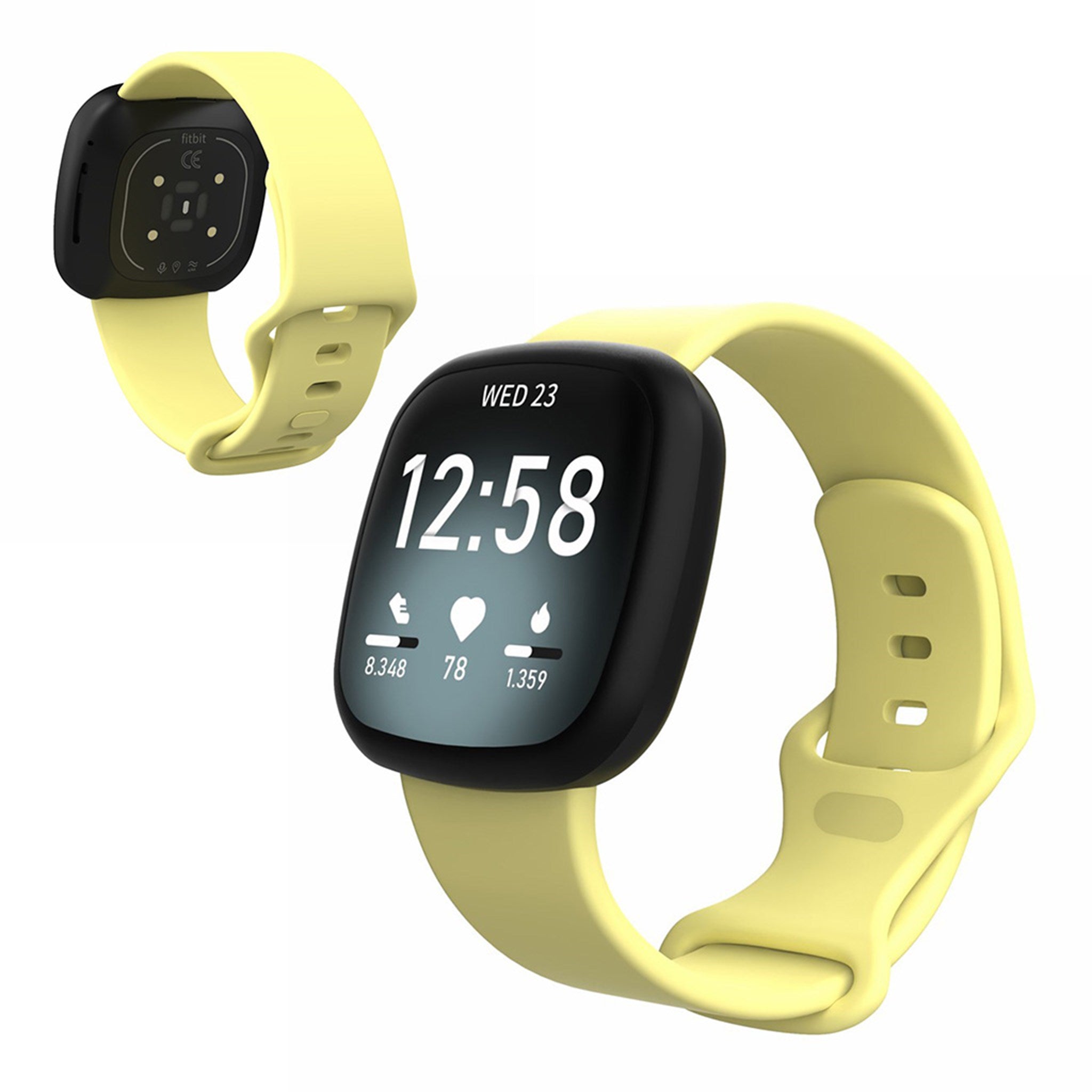 Fitbit versa shop yellow band