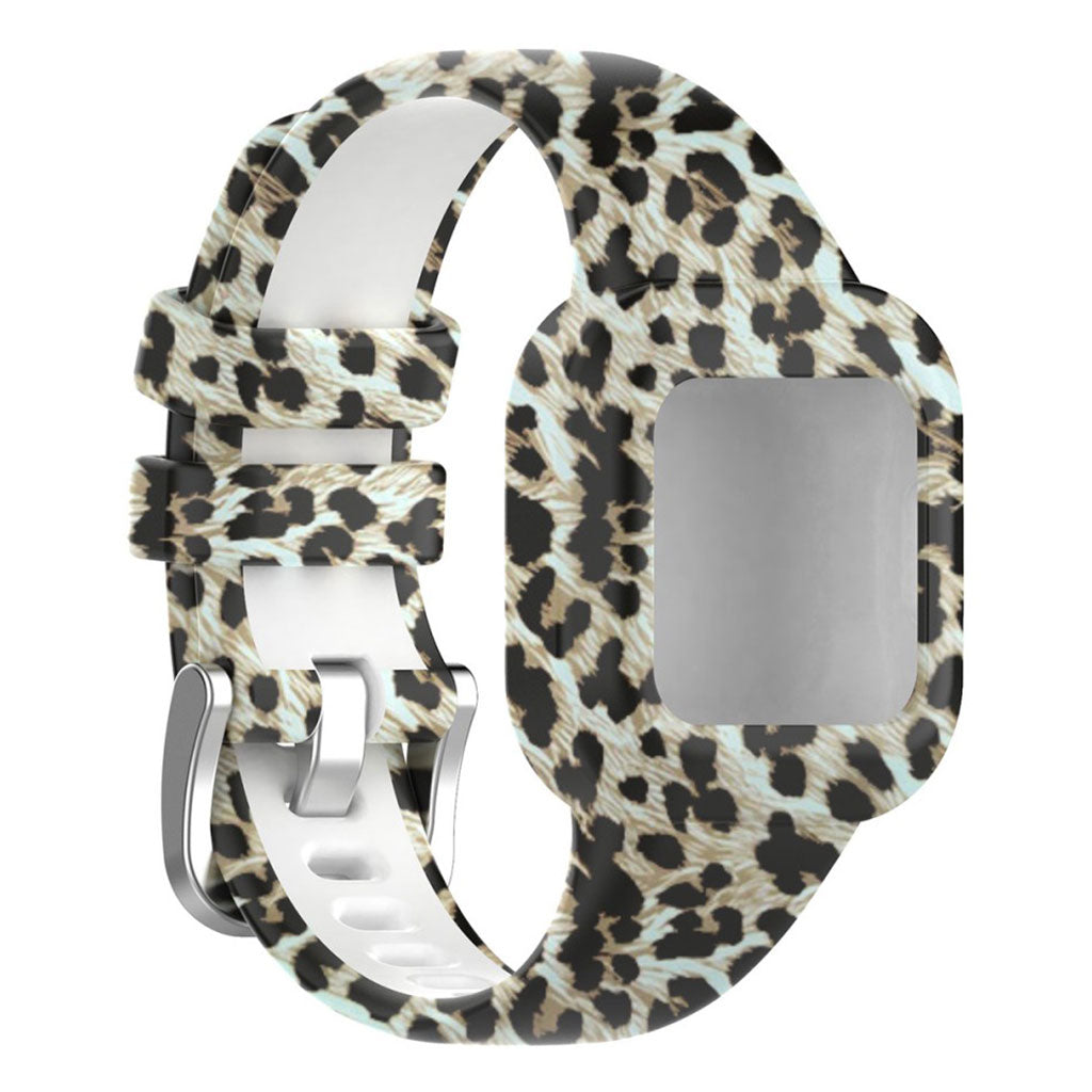 Garmin Vivofit Jr 3 pattern silicone watch band Leopard