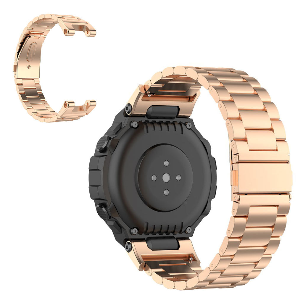 Amazfit T Rex Pro T Rex stainless steel watch band Rose Gold