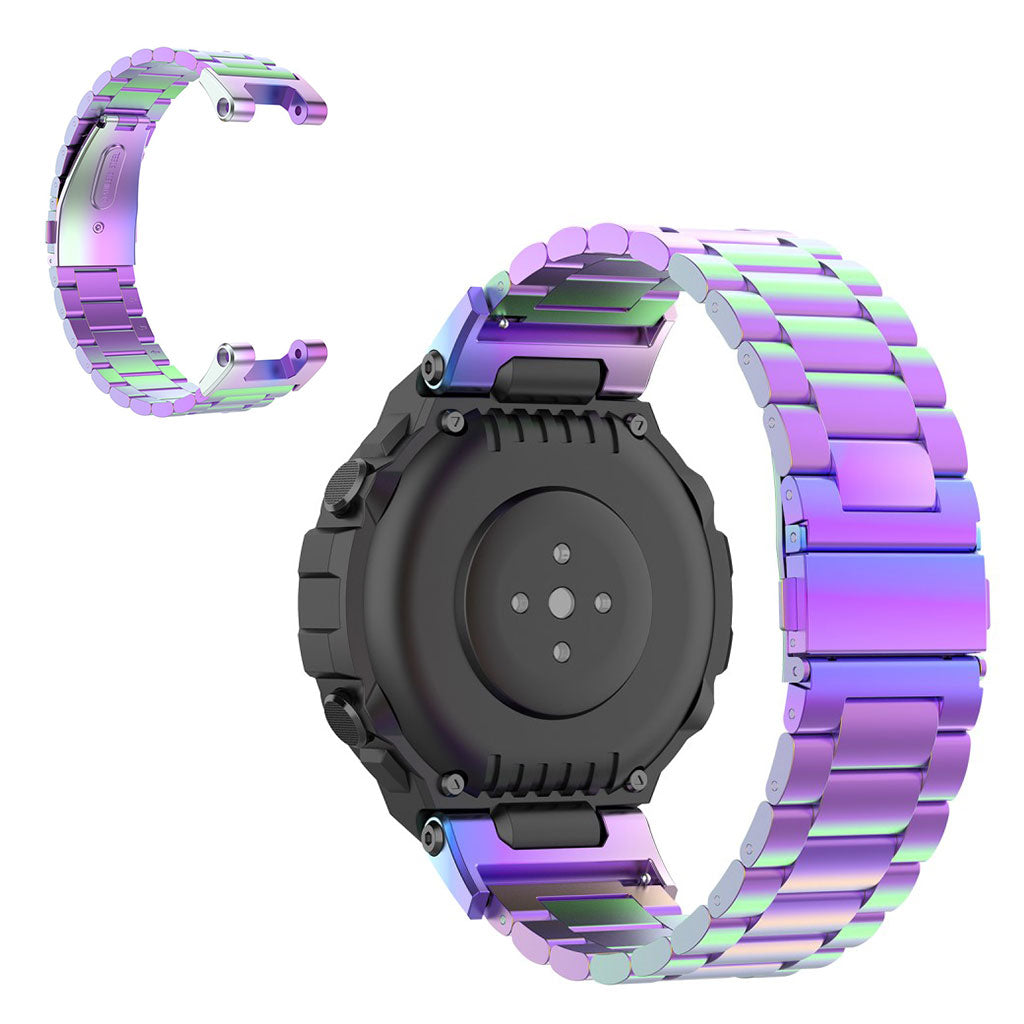 Amazfit T-Rex Pro / T-Rex stainless steel watch band - Multi-color