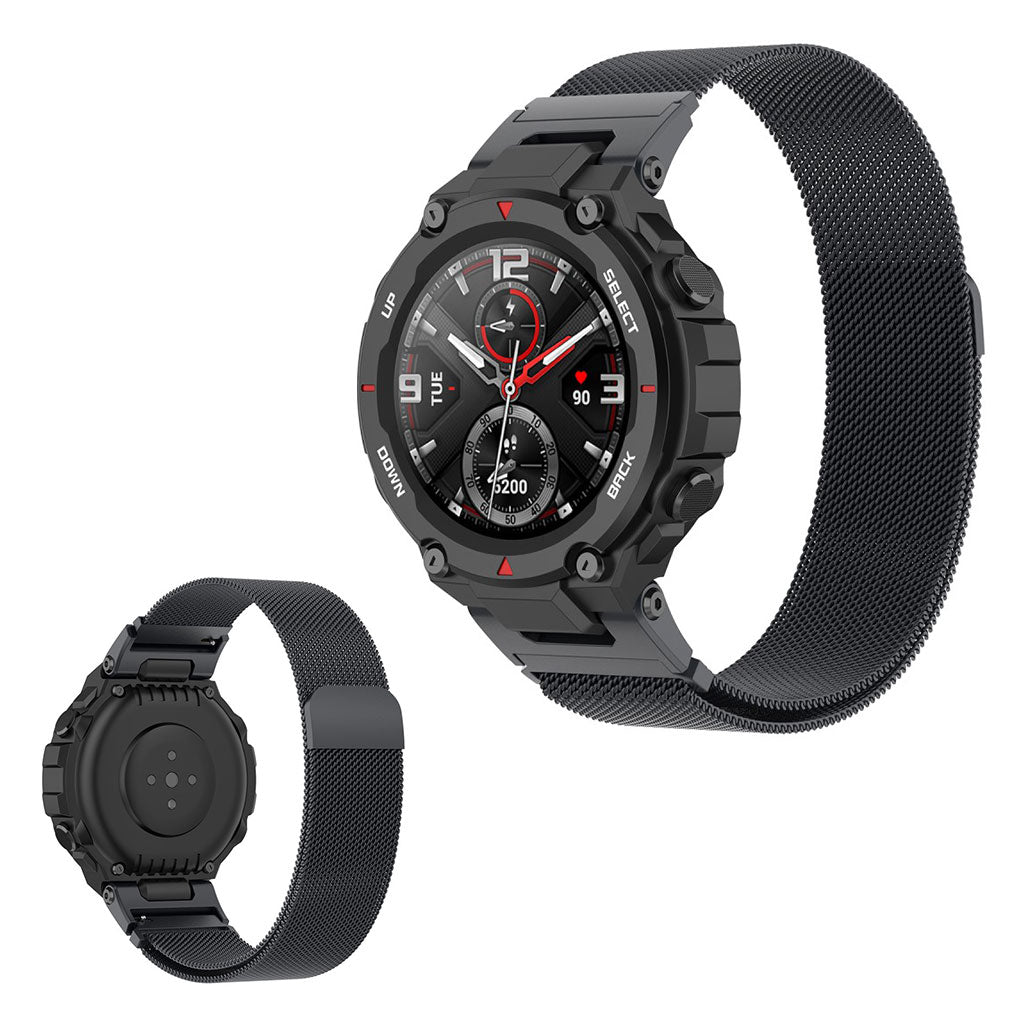 Amazfit T Rex Pro T Rex shiny stainless steel watch band Dark Grey